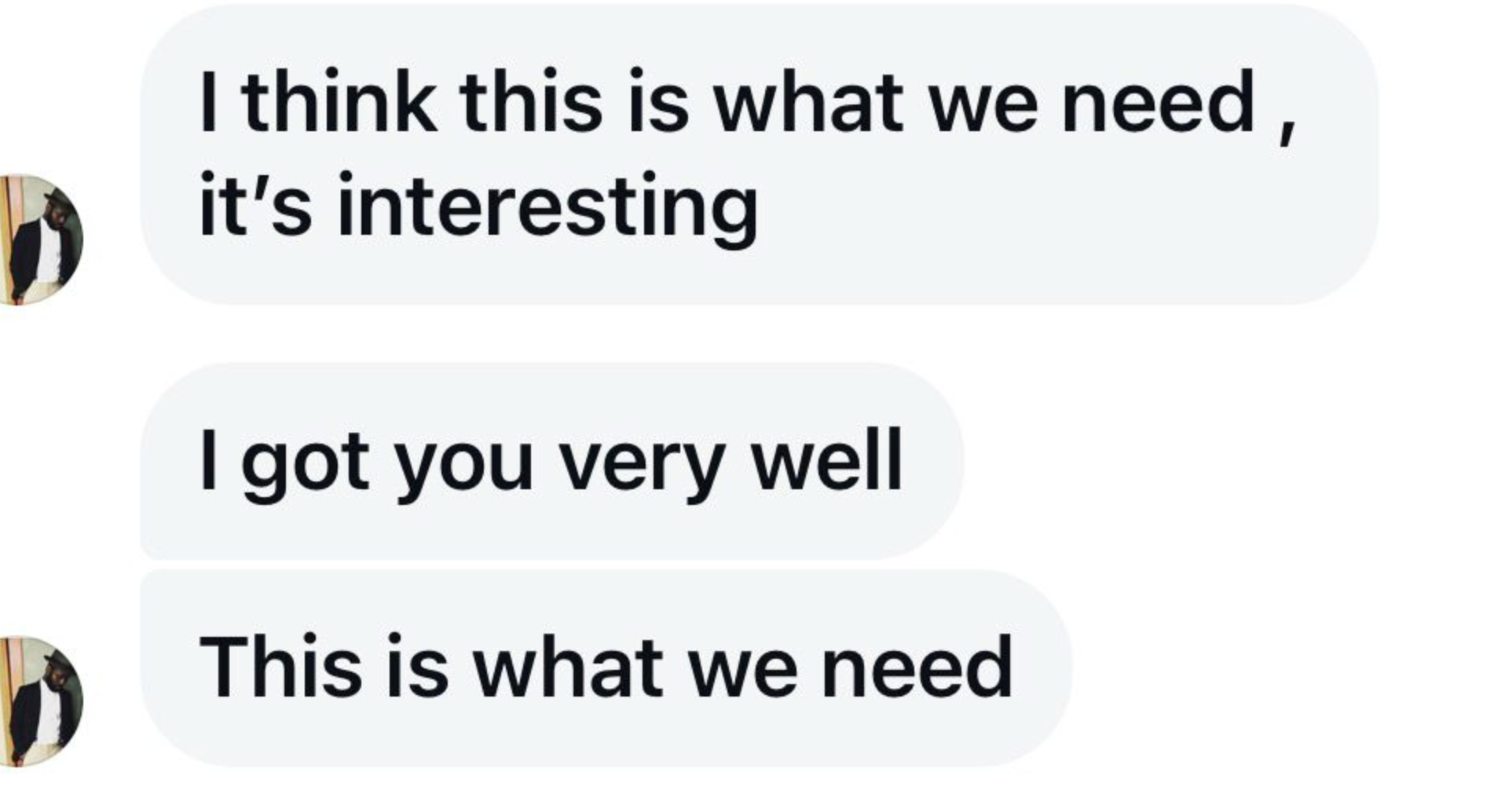 DM: buyer ready to pay